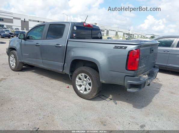 1GCGSCEN1M1117911 2021 CHEVROLET COLORADO Gray უკანა მარცხენა