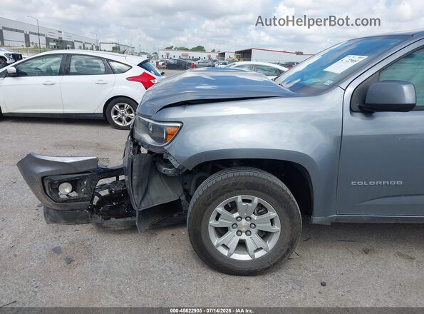 1GCGSCEN1M1117911 2021 CHEVROLET COLORADO Gray წინა სალონის ხედი