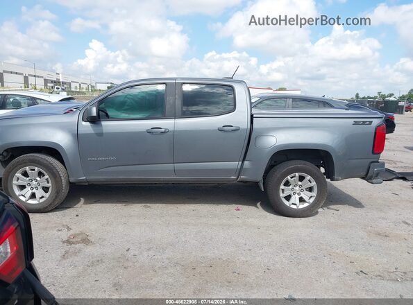 1GCGSCEN1M1117911 2021 CHEVROLET COLORADO Gray უკანა სალონის ხედი