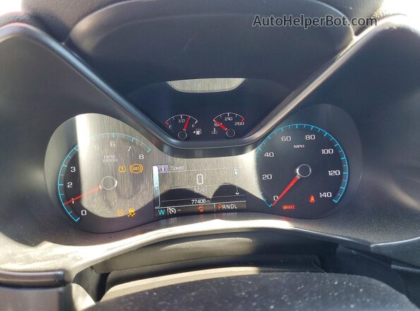1GCGSCEN2H1166766 2017 CHEVROLET COLORADO Gray ხელსაწყოთა პანელის ხედი