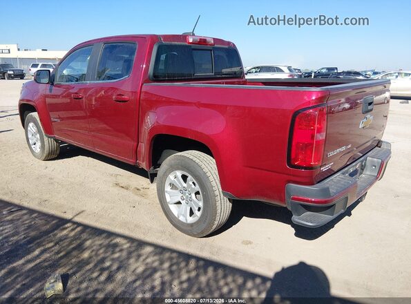 1GCGSCEN2K1358342 2019 CHEVROLET COLORADO Красный Задняя левая четверть