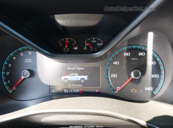 1GCGSCEN2K1358342 2019 CHEVROLET COLORADO Красный Вид задних сидений