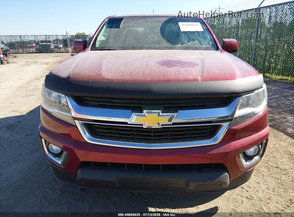 1GCGSCEN2K1358342 2019 CHEVROLET COLORADO Красный Вид щитка приборов