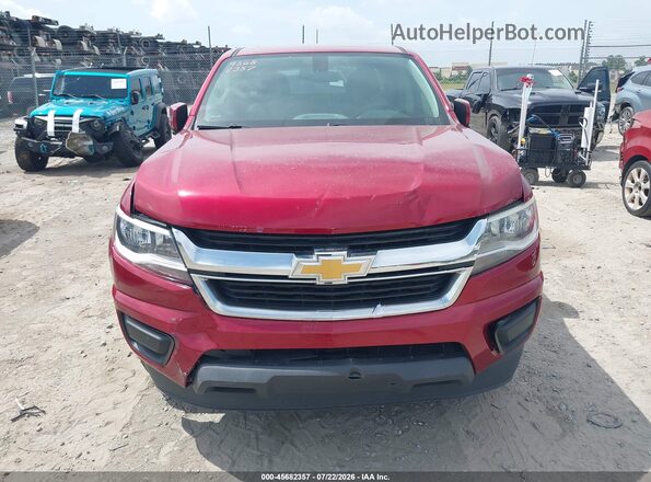 1GCGSCEN2L1167375 2020 CHEVROLET COLORADO Red Вид щитка приладів