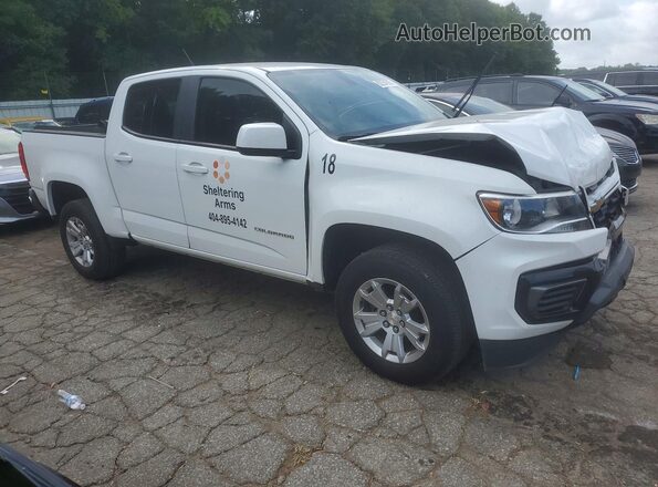 1GCGSCEN2M1135706 2021 CHEVROLET COLORADO Белый Передняя правая четверть