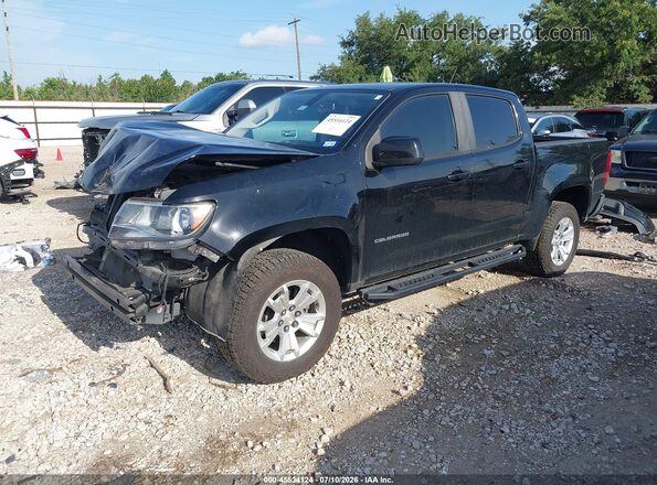1GCGSCEN3M1263839 2021 CHEVROLET COLORADO Black Առջևի ձախ երեք քառորդ տեսարան