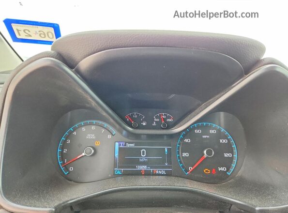 1GCGSCEN5J1136036 2018 CHEVROLET COLORADO Gray Vista del cuadro de instrumentos
