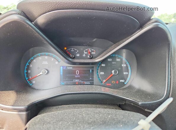 1GCGSCEN5J1167707 2018 CHEVROLET COLORADO White Սարքավորումների վահանակի տեսք