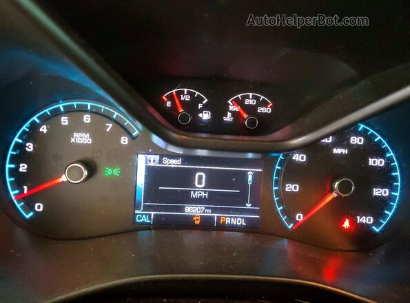 1GCGSCEN5J1313782 2018 CHEVROLET COLORADO Серебряный Вид щитка приборов