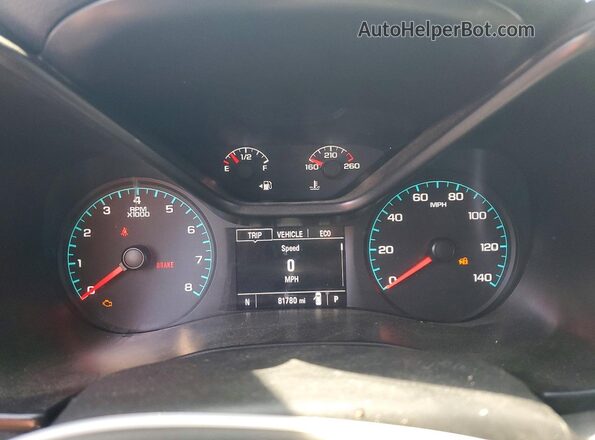 1GCGSCEN5M1149115 2021 CHEVROLET COLORADO White Вид щитка приладів