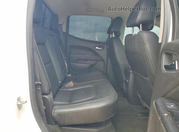 1GCGSCEN7H1333137 2017 CHEVROLET COLORADO White Rear seats view