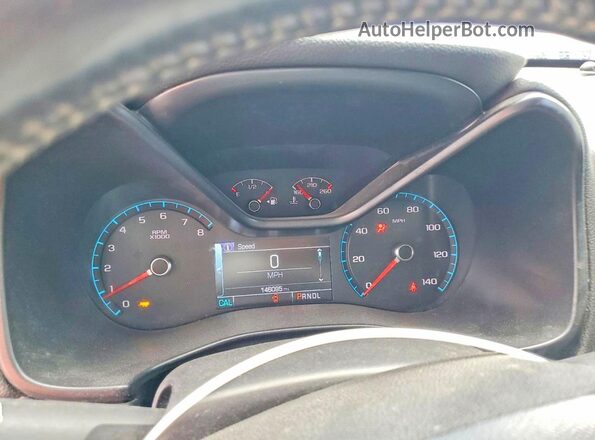 1GCGSCEN7J1131372 2018 CHEVROLET COLORADO Blue Instrument cluster view