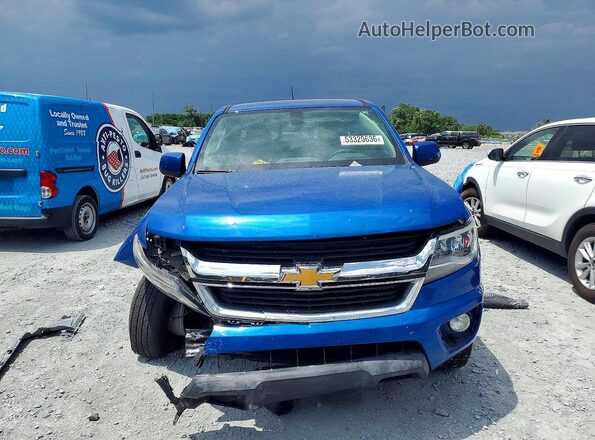 1GCGSCEN7J1131372 2018 CHEVROLET COLORADO Blue Front view