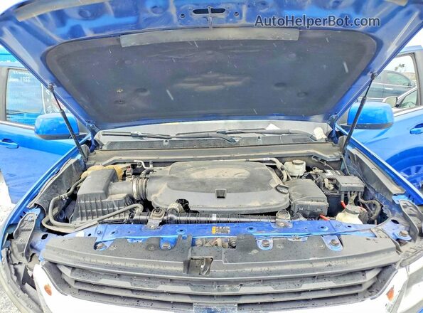1GCGSCEN7J1131372 2018 CHEVROLET COLORADO Blue Rear interior view