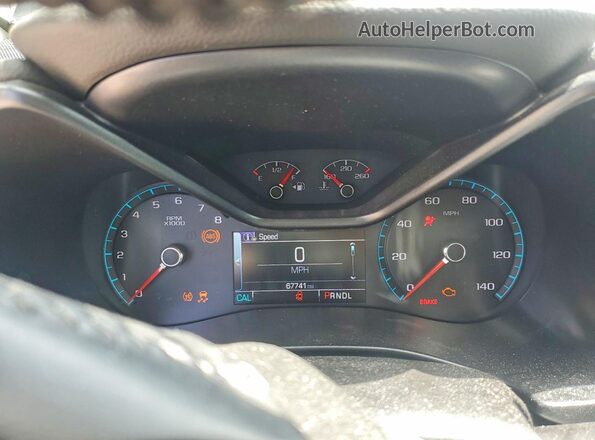 1GCGSCEN7J1252211 2018 CHEVROLET COLORADO Black ხელსაწყოთა პანელის ხედი