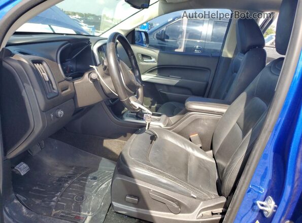 1GCGSCEN8J1110742 2018 CHEVROLET COLORADO Blue Widok wnętrza z przodu