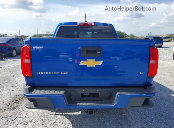 1GCGSCEN8J1110742 2018 CHEVROLET COLORADO Blue Widok z tyłu