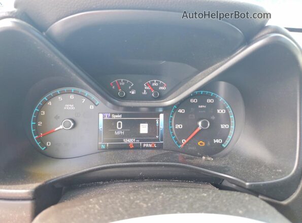 1GCGSCEN8J1110742 2018 CHEVROLET COLORADO Blue Widok zestawu wskaźników