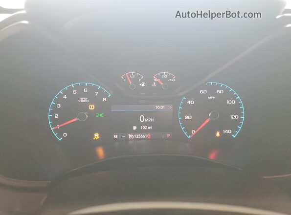 1GCGSCEN8L1152802 2020 CHEVROLET COLORADO Серый Вид щитка приборов