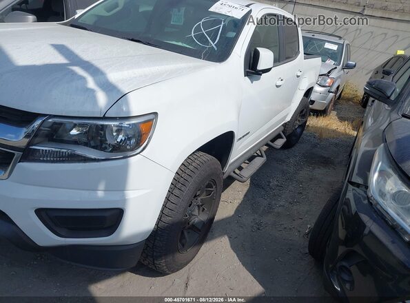 1GCGSCEN9J1265607 2018 CHEVROLET COLORADO White წინა მარცხენა ხედი სამი მეოთხედიდან