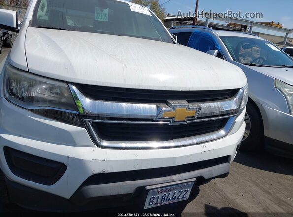 1GCGSCEN9J1265607 2018 CHEVROLET COLORADO White ხელსაწყოთა პანელის ხედი