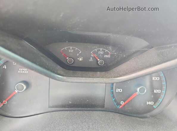 1GCGSCEN9K1214545 2019 CHEVROLET COLORADO Белый Вид щитка приборов