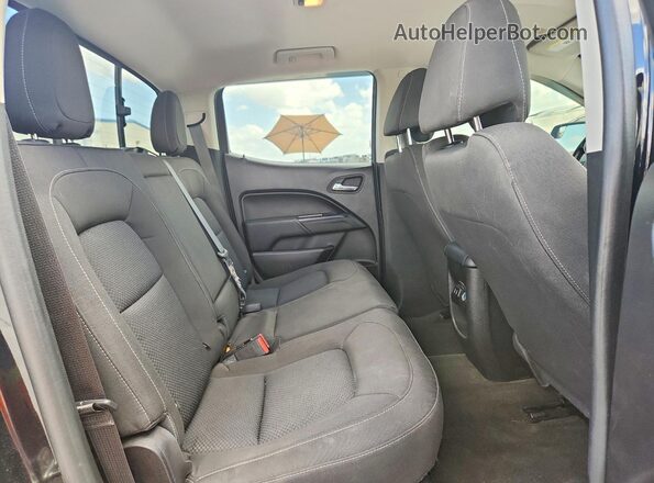 1GCGSCENXH1277114 2017 CHEVROLET COLORADO Черный Вид задних сидений