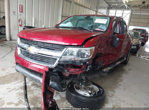 1GCGSCENXJ1216609 2018 CHEVROLET COLORADO Burgundy Front left