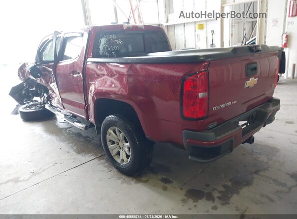 1GCGSCENXJ1216609 2018 CHEVROLET COLORADO Burgundy Rear left