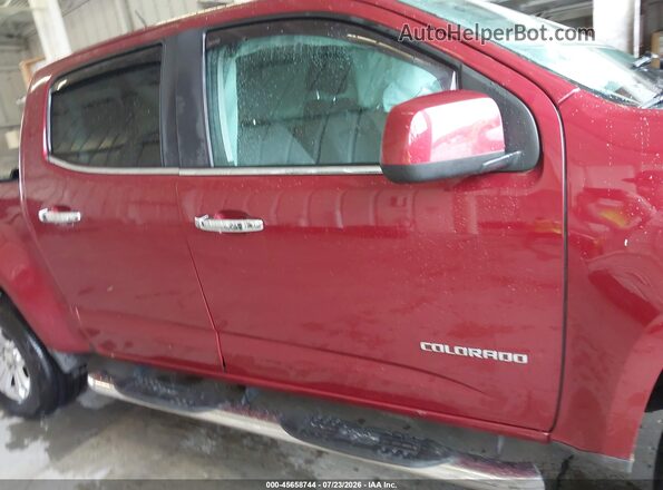 1GCGSCENXJ1216609 2018 CHEVROLET COLORADO Burgundy Rear interior view
