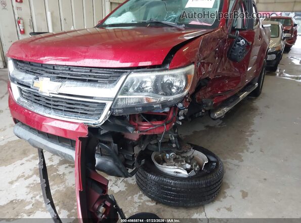 1GCGSCENXJ1216609 2018 CHEVROLET COLORADO Burgundy Front view