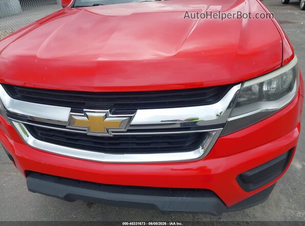 1GCGSCENXK1205000 2019 CHEVROLET COLORADO Red Դիմացի տեսք