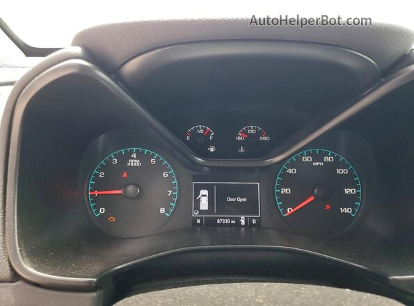 1GCGSCENXN1228152 2022 CHEVROLET COLORADO White Вид щитка приладів