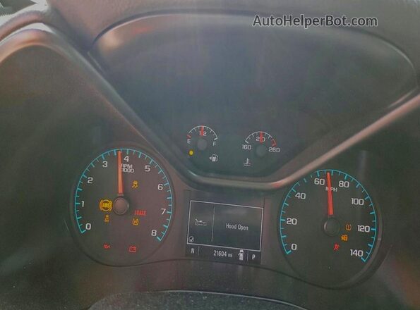 1GCGSCENXN1243945 2022 CHEVROLET COLORADO White Widok zestawu wskaźników