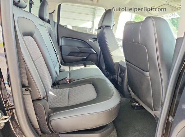 1GCGSDE33G1179707 2016 CHEVROLET COLORADO Black Rear seats view