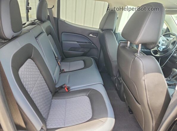 1GCGSDEN1L1244338 2020 CHEVROLET COLORADO Black Rear seats view