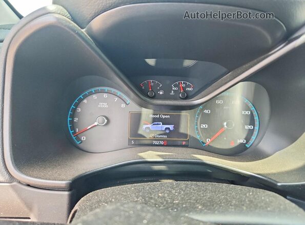 1GCGSDEN3K1344360 2019 CHEVROLET COLORADO Black Instrument cluster view