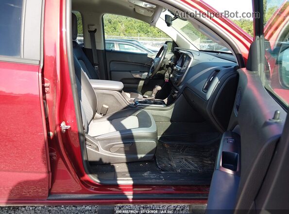 1GCGSDEN6M1291821 2021 CHEVROLET COLORADO Burgundy Front interior view