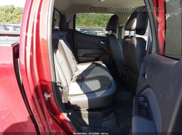 1GCGSDEN6M1291821 2021 CHEVROLET COLORADO Burgundy VIN sticker view