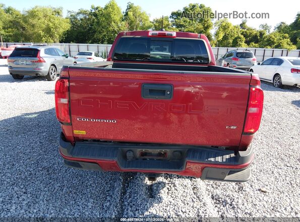 1GCGSDEN6M1291821 2021 CHEVROLET COLORADO Burgundy 