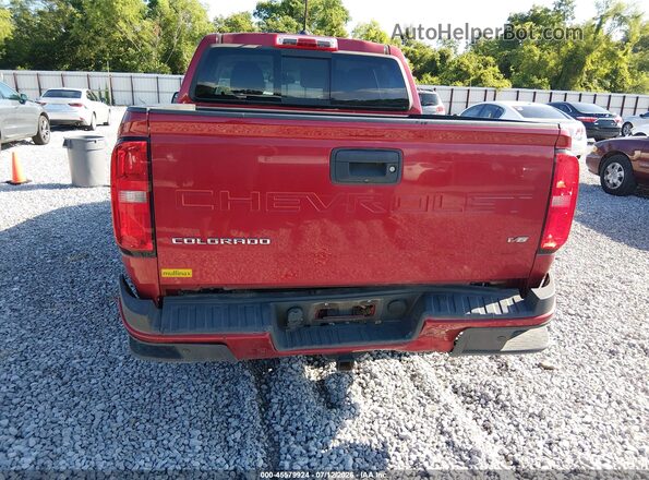1GCGSDEN6M1291821 2021 CHEVROLET COLORADO Burgundy Vista frontal
