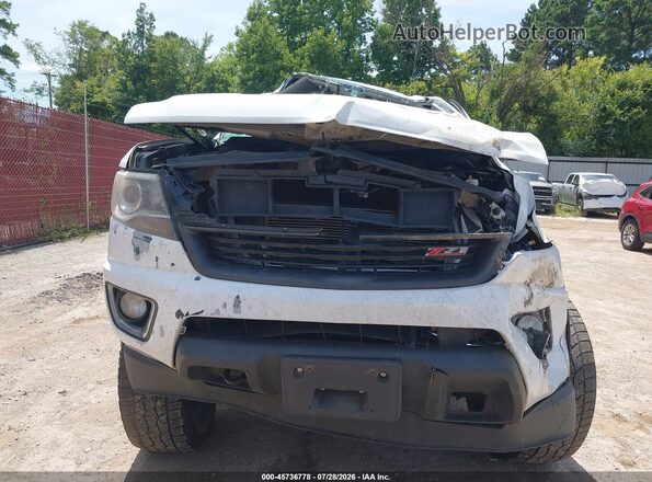 1GCGSDEN7J1323073 2018 CHEVROLET COLORADO White Widok wnętrza z tyłu