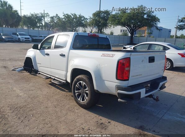 1GCGSDEN7M1231255 2021 CHEVROLET COLORADO White Tył lewy