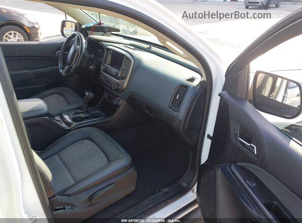 1GCGSDEN7M1231255 2021 CHEVROLET COLORADO White Widok wnętrza z przodu