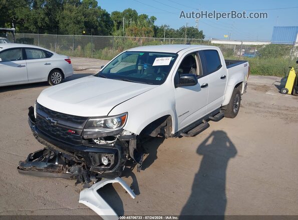 1GCGSDEN7M1231255 2021 CHEVROLET COLORADO White Przód lewy