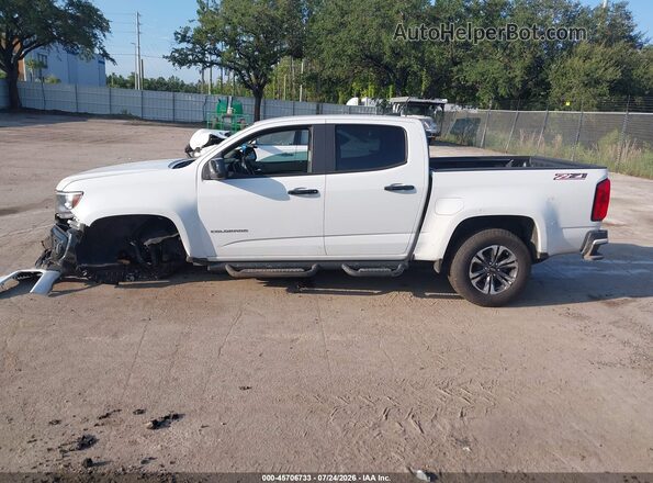 1GCGSDEN7M1231255 2021 CHEVROLET COLORADO White Widok wnętrza 360 stopni
