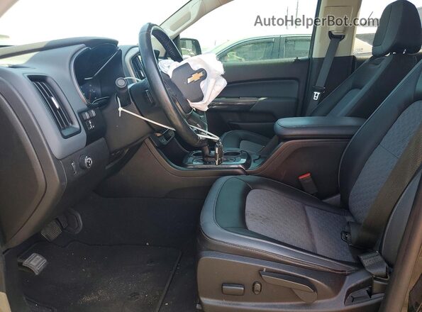 1GCGSDEN8K1161925 2019 CHEVROLET COLORADO Black წინა სალონის ხედი