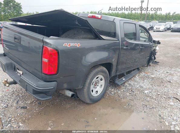 1GCGTBE35G1264873 2016 CHEVROLET COLORADO Серый Задняя правая четверть