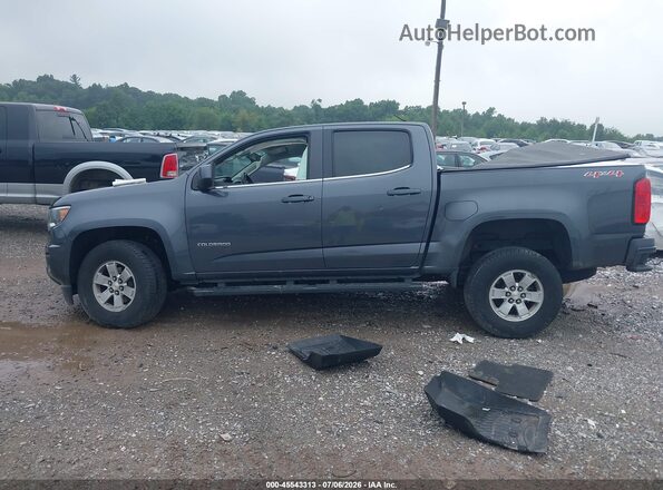 1GCGTBE35G1264873 2016 CHEVROLET COLORADO Серый Панорамный вид салона 360°