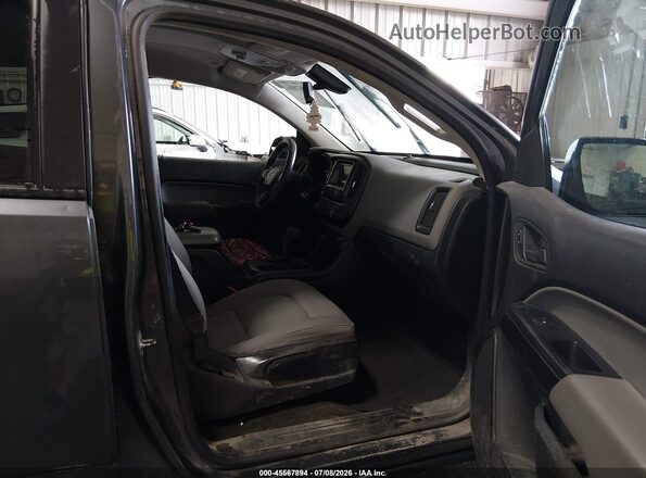1GCGTBE39G1315744 2016 CHEVROLET COLORADO Серый Вид салона спереди